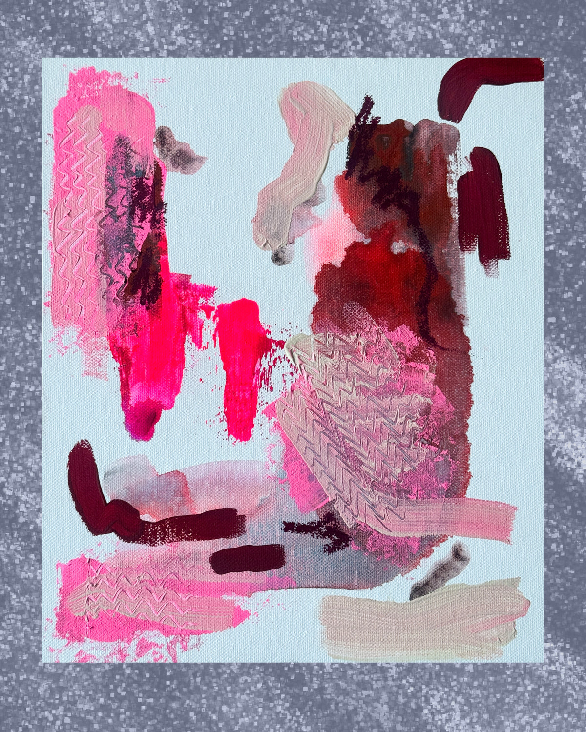 "Nerves, Tissue & A Repair in Progress II" 12x10(in) - Original Painting