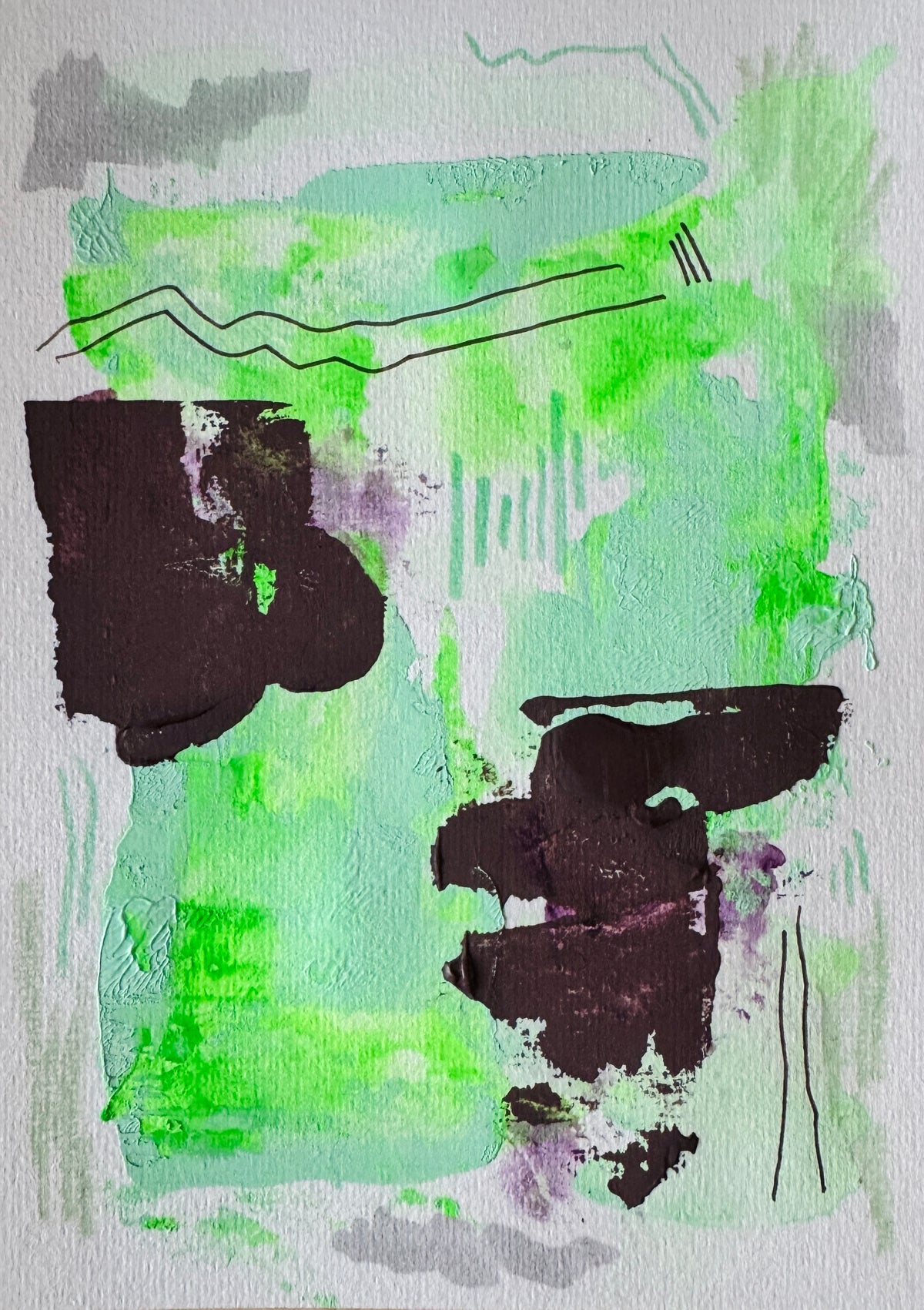 "The Grass Isn't Always Greener" A5 Giclée Fine Art Print