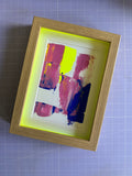 "Something Blue" - Mini Original Painting & Frame
