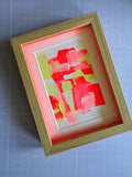 "Electric Watermelon" - Mini Original Painting & Frame