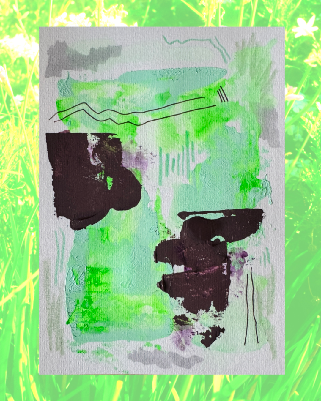 "The Grass Isn't Always Greener" A5 Giclée Fine Art Print