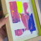 "Something Blue" - Mini Original Painting & Frame