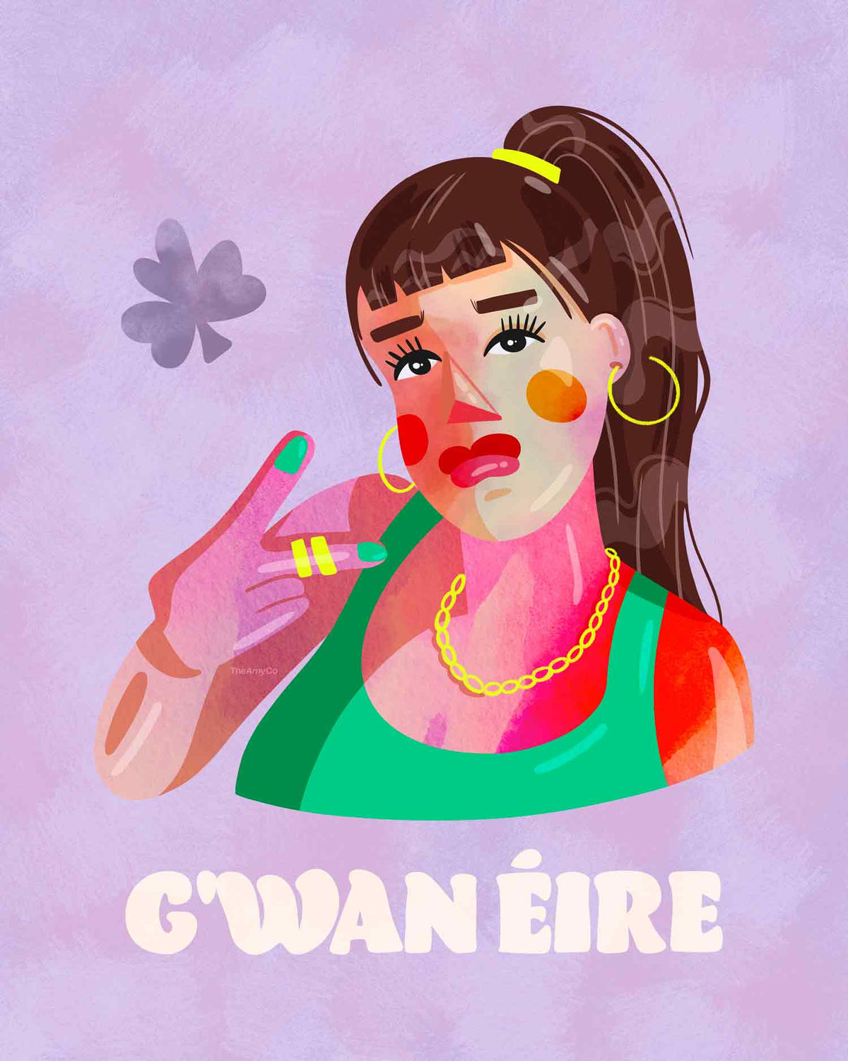 "G'wan Éire" A3 & A4 Giclée Fine Art Print